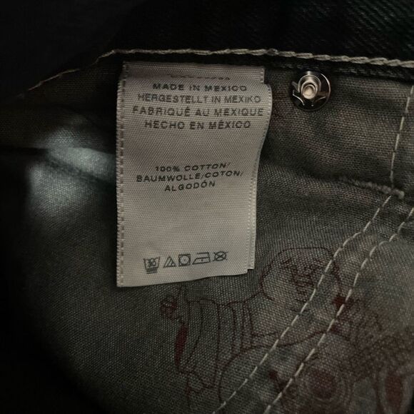 True Religion  Basic Straight World Tour 5 Pocket Denim Blue Jeans Men's Sz 31 - Picture 6 of 10